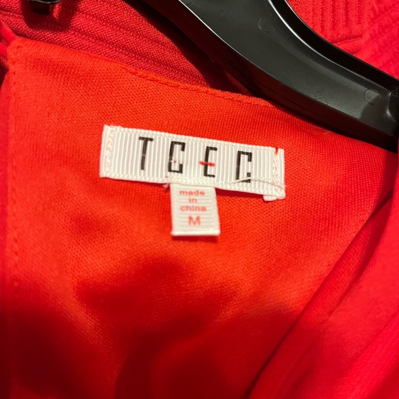 TCEC Red Ruffle Dress - Picture 2 of 3